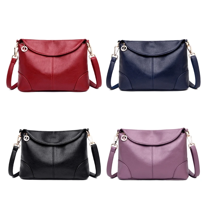 Bolsas crossbody bolsas para mulheres bolsa ombro couro PU macio para mulheres