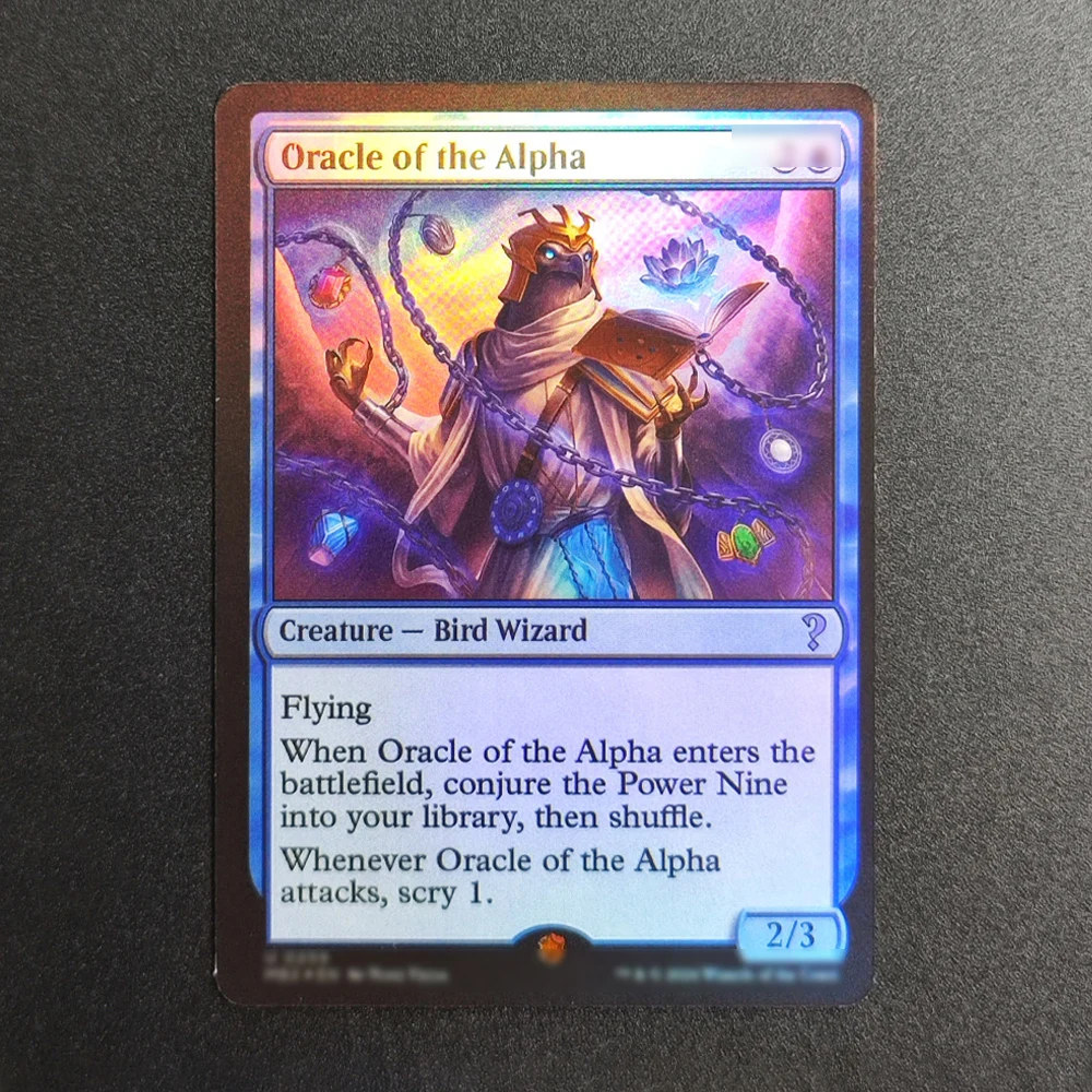 Proxy Tcg Magic Cards Oracle of The Alpha EN MB2-0259 Cards Top Quality Gathering Board Playing Game Trading Cards Toys