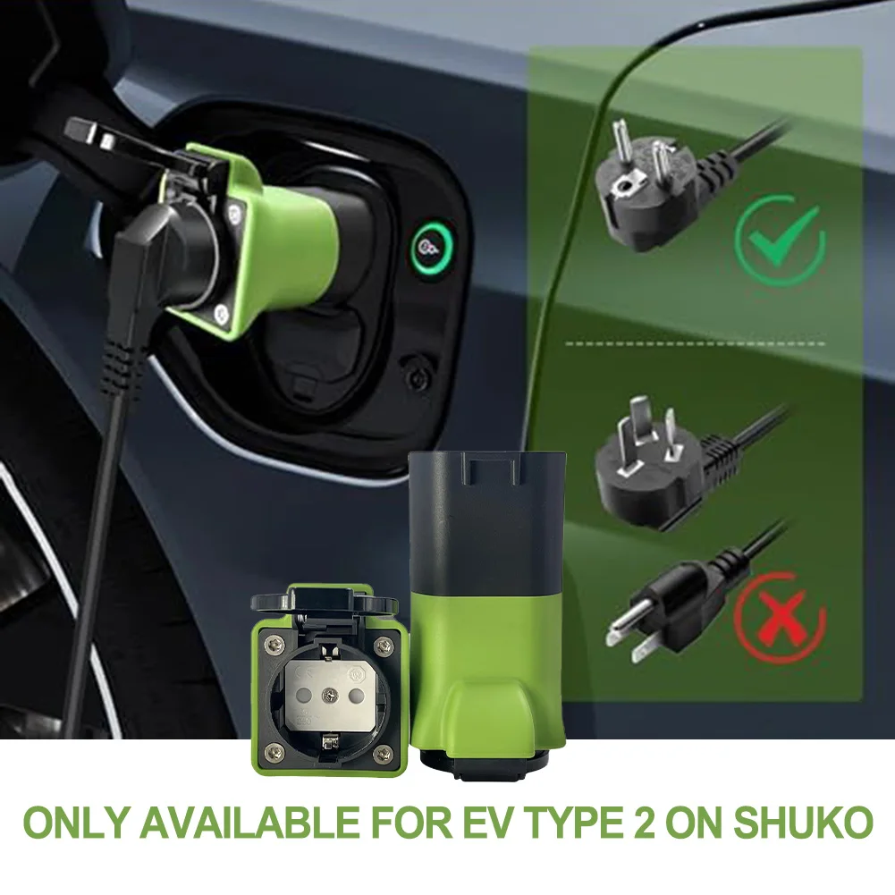 -20 50 Temperatura robocza Adapter V2L Przenośna ładowarka Wyjście 3,5 kW Moc wyjściowa 3,5 kW Zasilacz kempingowy Kołki ze stopu miedzi