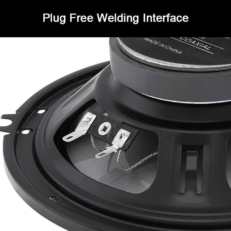 2pcs 6 Inch 500W 4 Way Car Coaxial Hifi Speakers Auto Music Stereo Full Range Frequency Speaker Non-destructive Installation