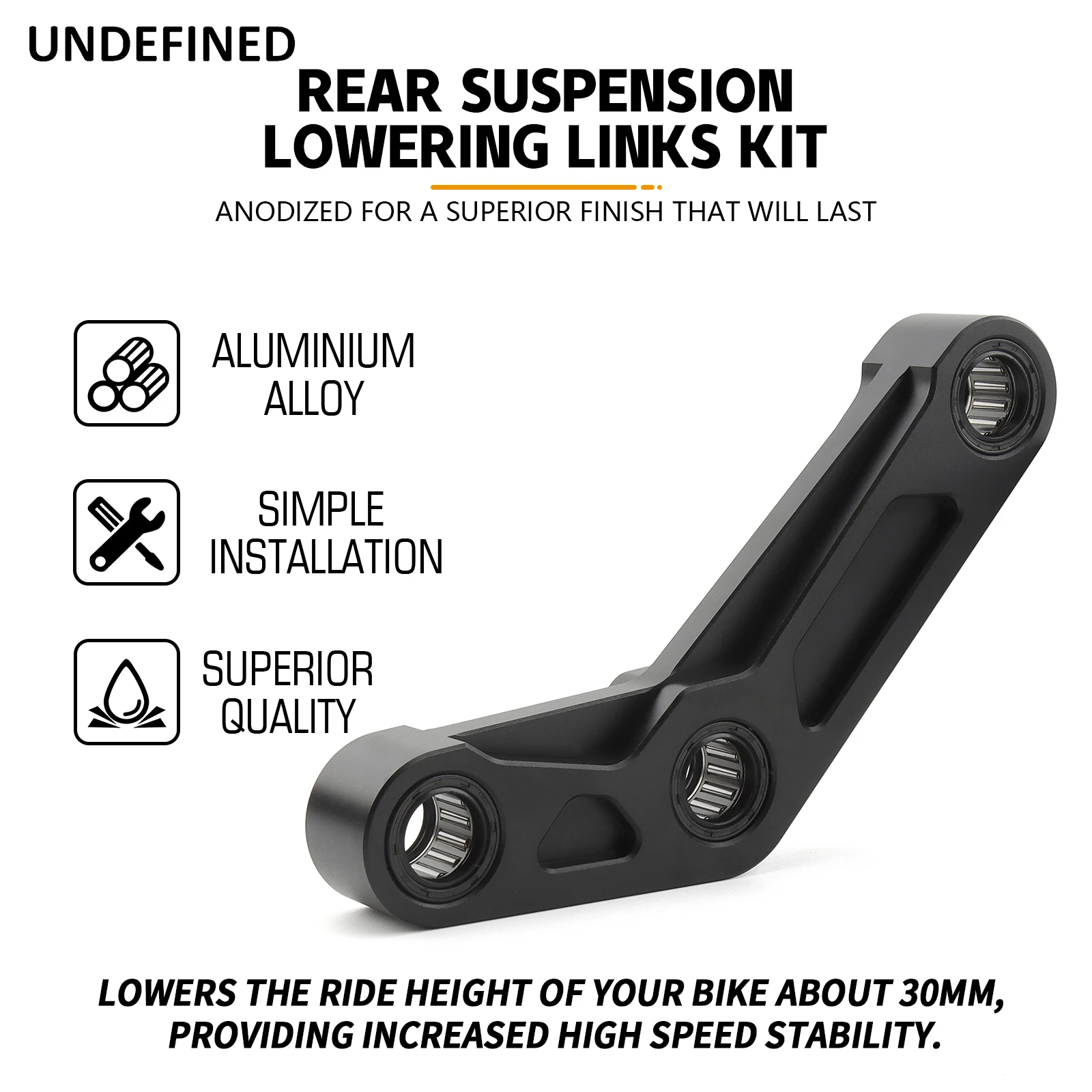 Lowering Links Kit For YAMAHA MT07 FZ07 XSR700 2014-2022 YZF R7 Motorcycle Rear Suspension Cushion Connecting MT FZ 07 XSR 700