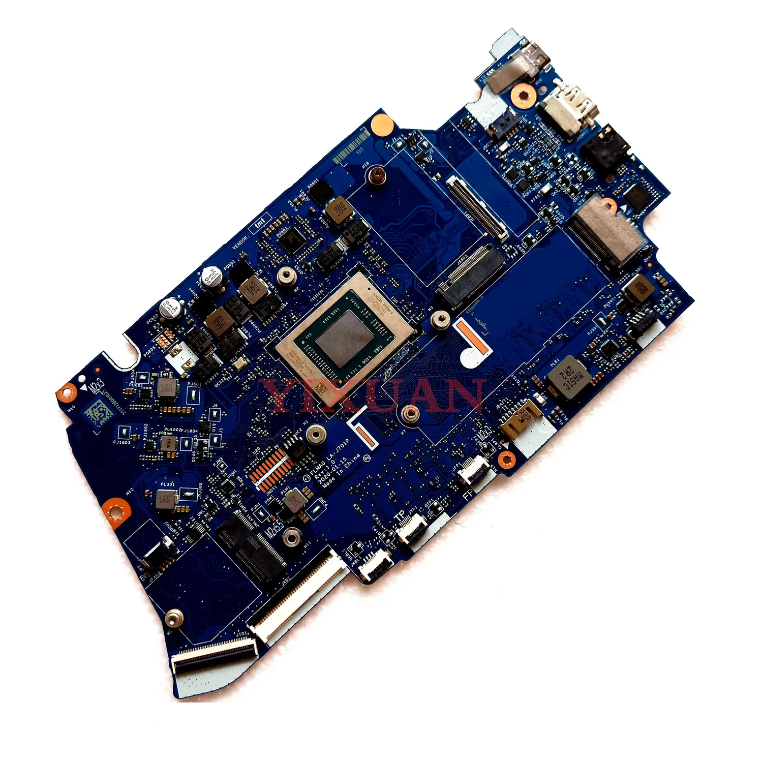 Imagem -04 - Flma0 La-j701p Placa-mãe para Lenovo Ideapad 514alc05 5-14are05 Placa-mãe do Portátil com r3 r7 r5 4600u 8gb 16gb 100 Teste ok