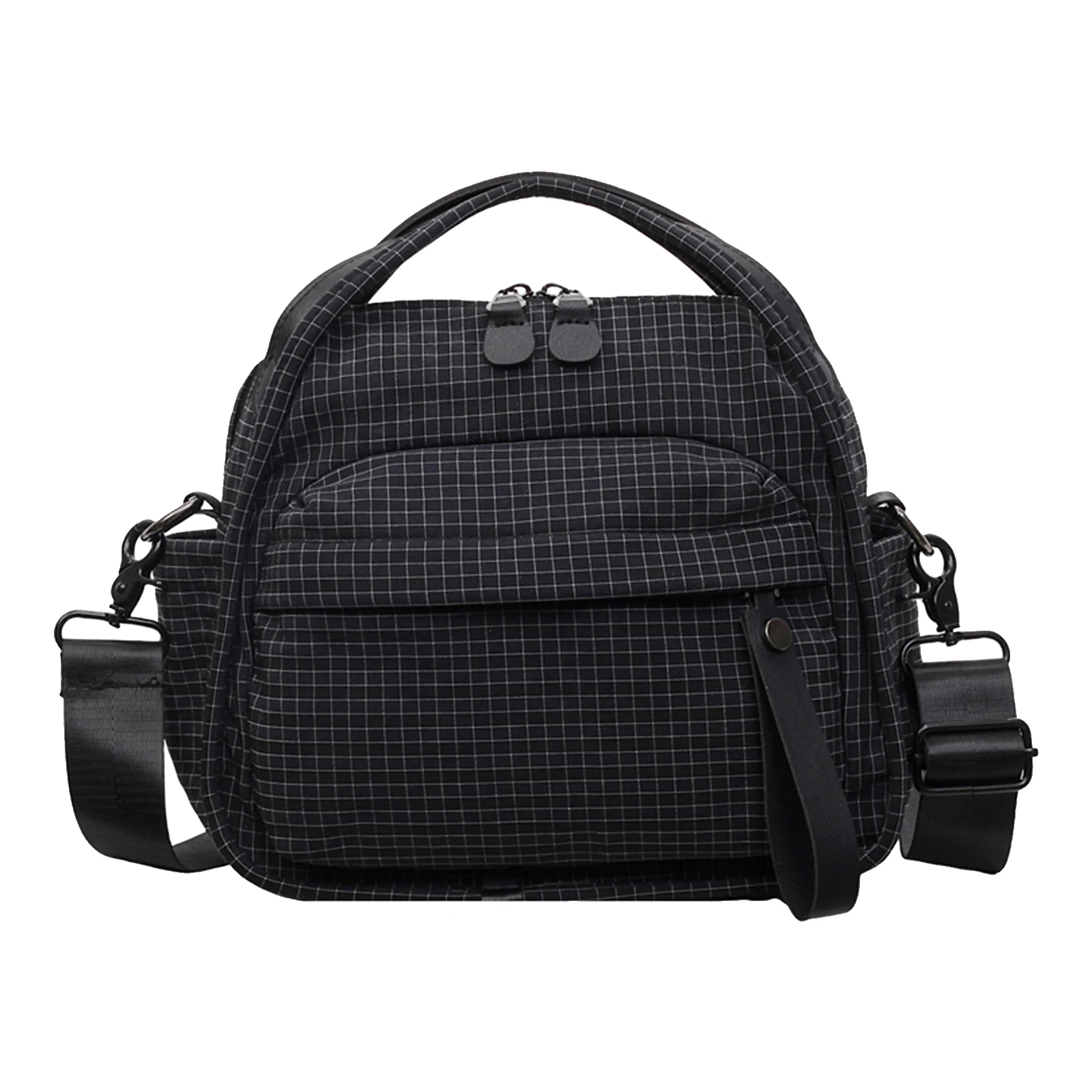 

Женская холщовая сумка для поездок на работу, легкая сумка через плечо с сетчатым передним карманом, сумка для работы, шопинга, путешествий и повседневного использования