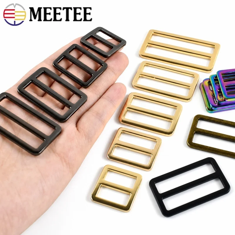 50Pcs 20/25/32/38/50mm Metal Rings Bag Buckles for Strap Metalic Buckle Webbing Belt Clasp Handbag Adjuster Loops Bags Hardware