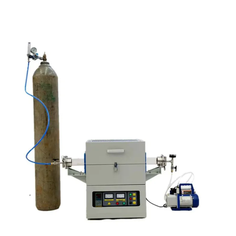 High Temperature 1200C - 1800C Vacuum Tubular Furnace with Multiple Tube Sizes