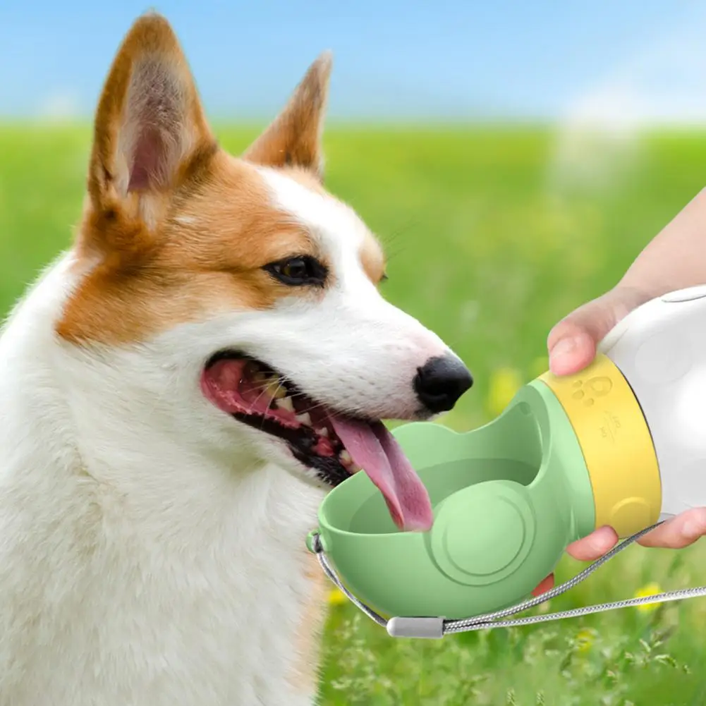 

380ML Pet Water Bottle Foldable Detachable Pet Cup Pet Water Dispenser Feeder Dogs Go Out Kettle Drinker Dog Supplies