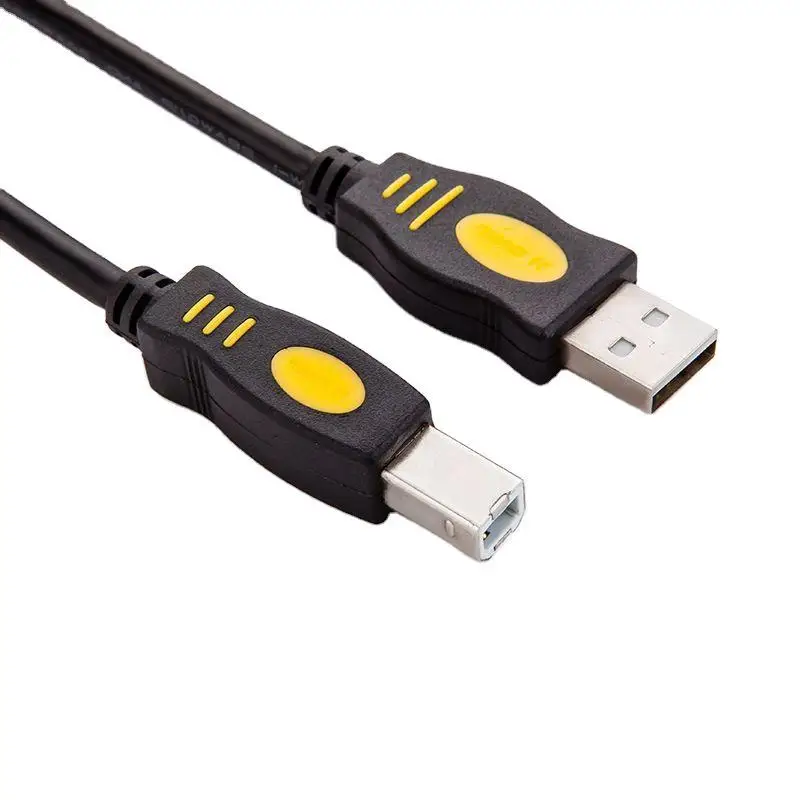 USB Printer Cable, Oxygen-Free Copper with Ferrite Core, Anti-Interference & High-Speed Data Sync, Hot Sale