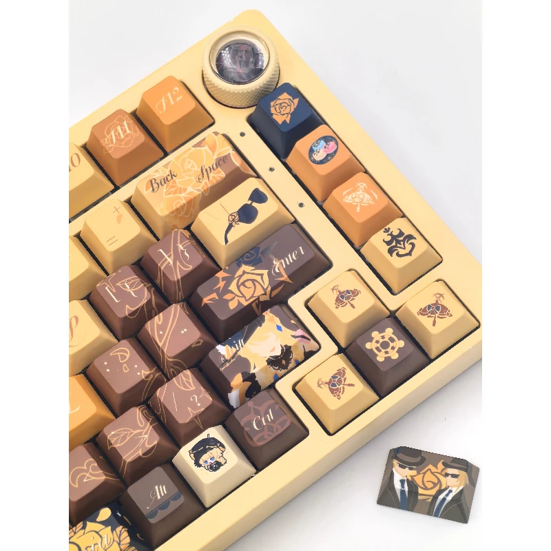 

Navia Impression Theme Keycaps Set PBT Cherry Profile Custom Original Handmade Keycaps for Mechanical Keyboard Accessories Gift