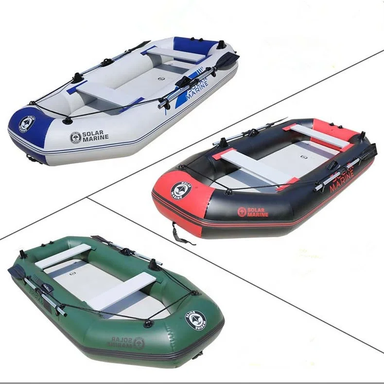 5 Person 387kgs Load 3.3m Hypalon Pvc Inflatable Boat with Luxury Aluminum Alloy Universal Oars