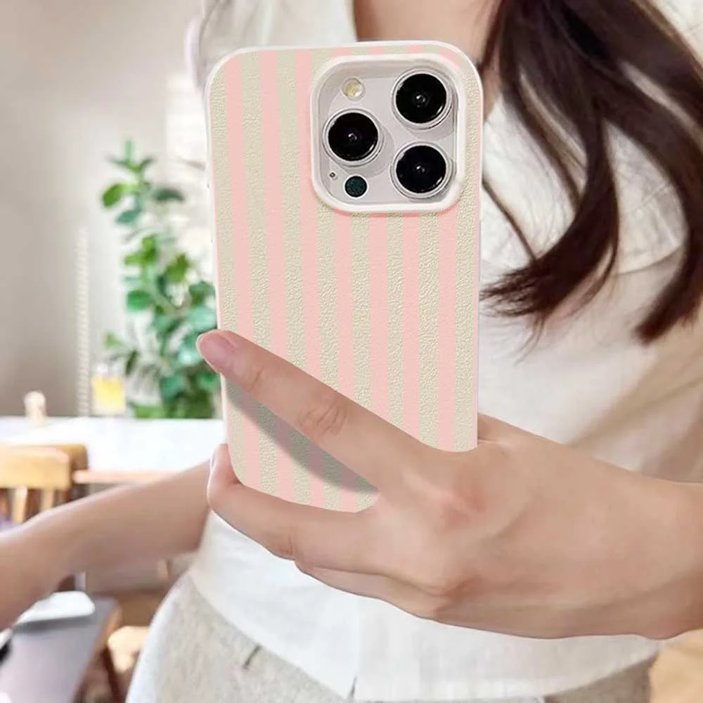 Millennium Minimalistisches Rosa Handyhülle für iPhone 17 16 15 14 13 12 11 Pro Max 16 15 Plus XR Silikon Matt Weiche Stoßfeste Hülle – Detail 4