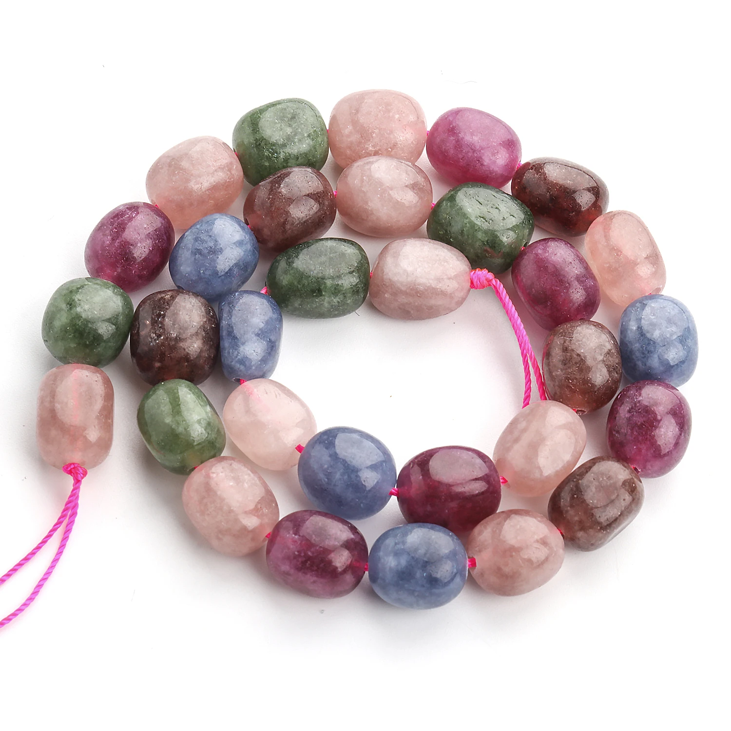 9X11Mm Ovale Natuursteen Apatiet Toermalijn Peridot Kraal Gladde Losse Kralen Voor Sieraden Maken Leverancier Diy Bedelarmband 15''