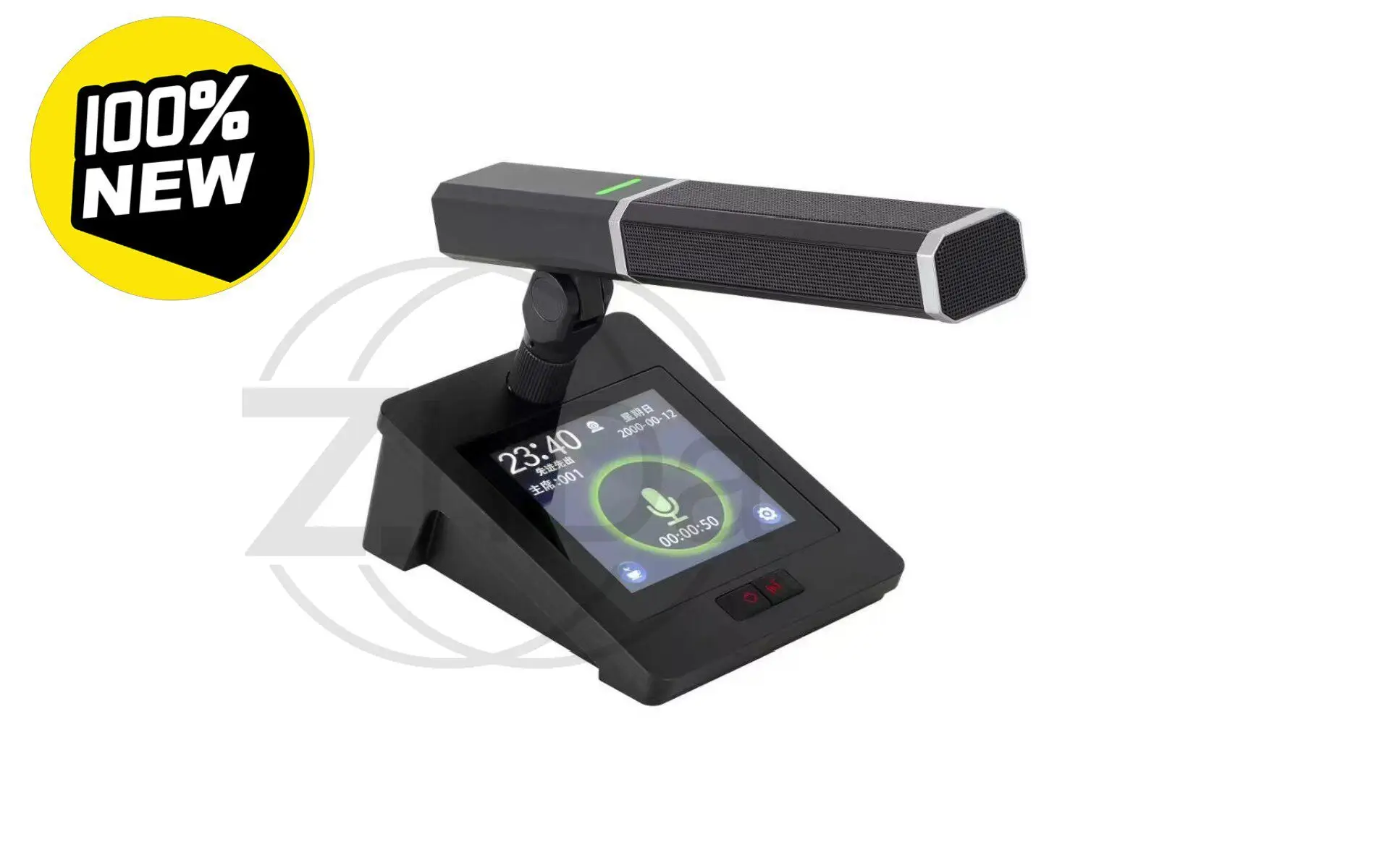 4 Channel Wireless Conference Microphone System, Hand-in-Hand Discussion Meeting Mic Unit