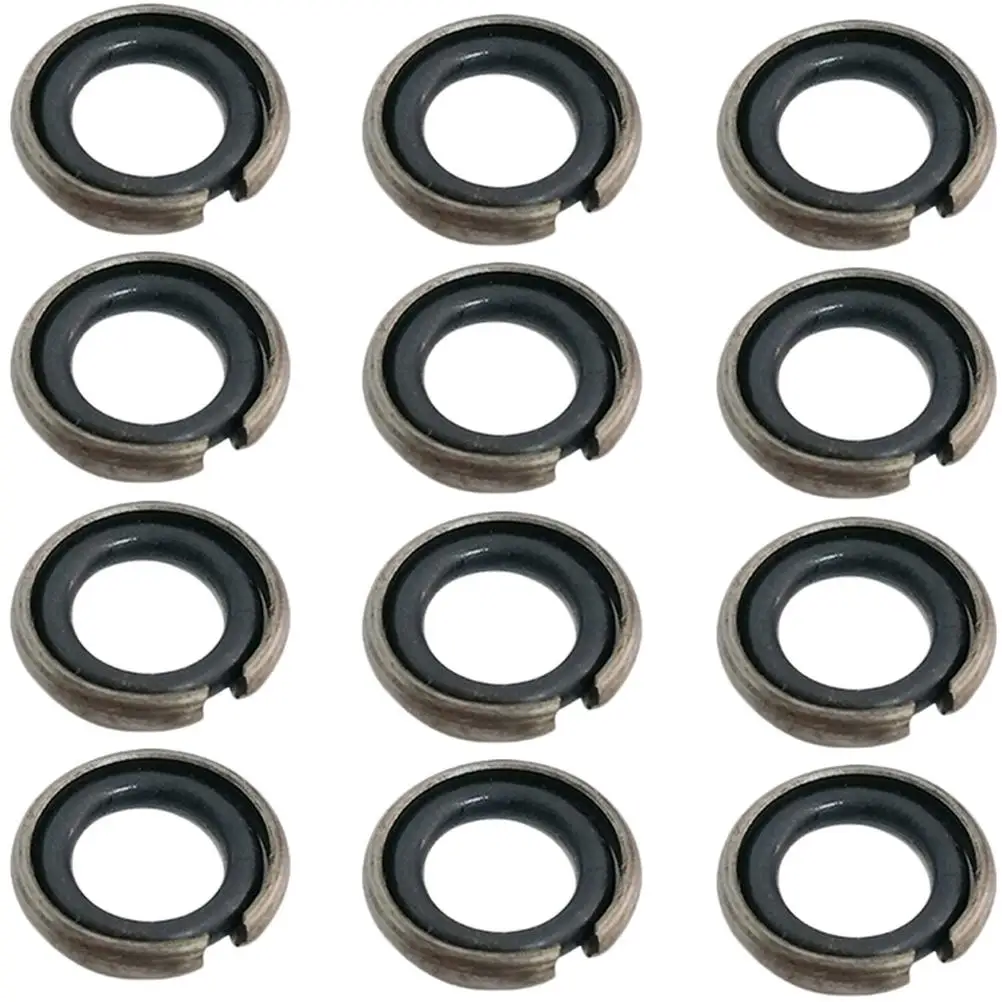 

12pcs Electric Wrench Retaining Ring Set O rubber Rings for 12mm Square Drive Socket Tool Parts High Strength Durability