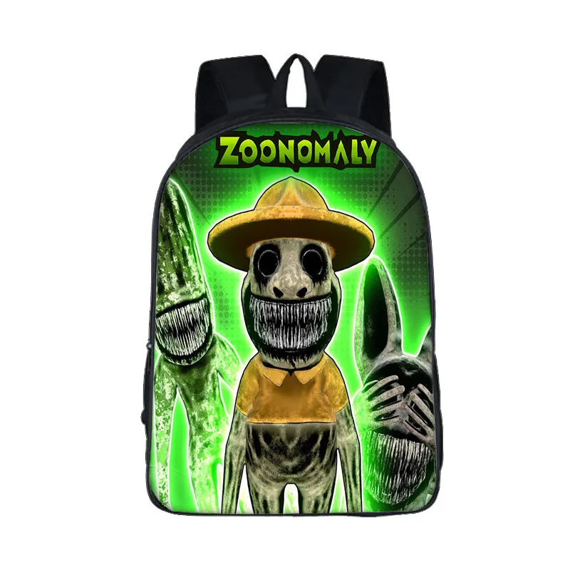 Funny Zoonomy School Bags para Meninos e Meninas, Adolescentes, Sacos de Viagem, Mochilas para Notebook, 3D Print Oxford Sacos Impermeáveis, Moda Jovem