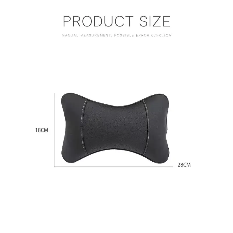 Car Headrest Neck Cushion Memory Foam Soft Accessories For Peugeot 206 307 308 3008 207 208 407 508 2008 5008 107 106 205 4008