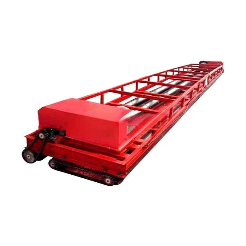 Concrete deck leveling machine, bridge roller concrete paver