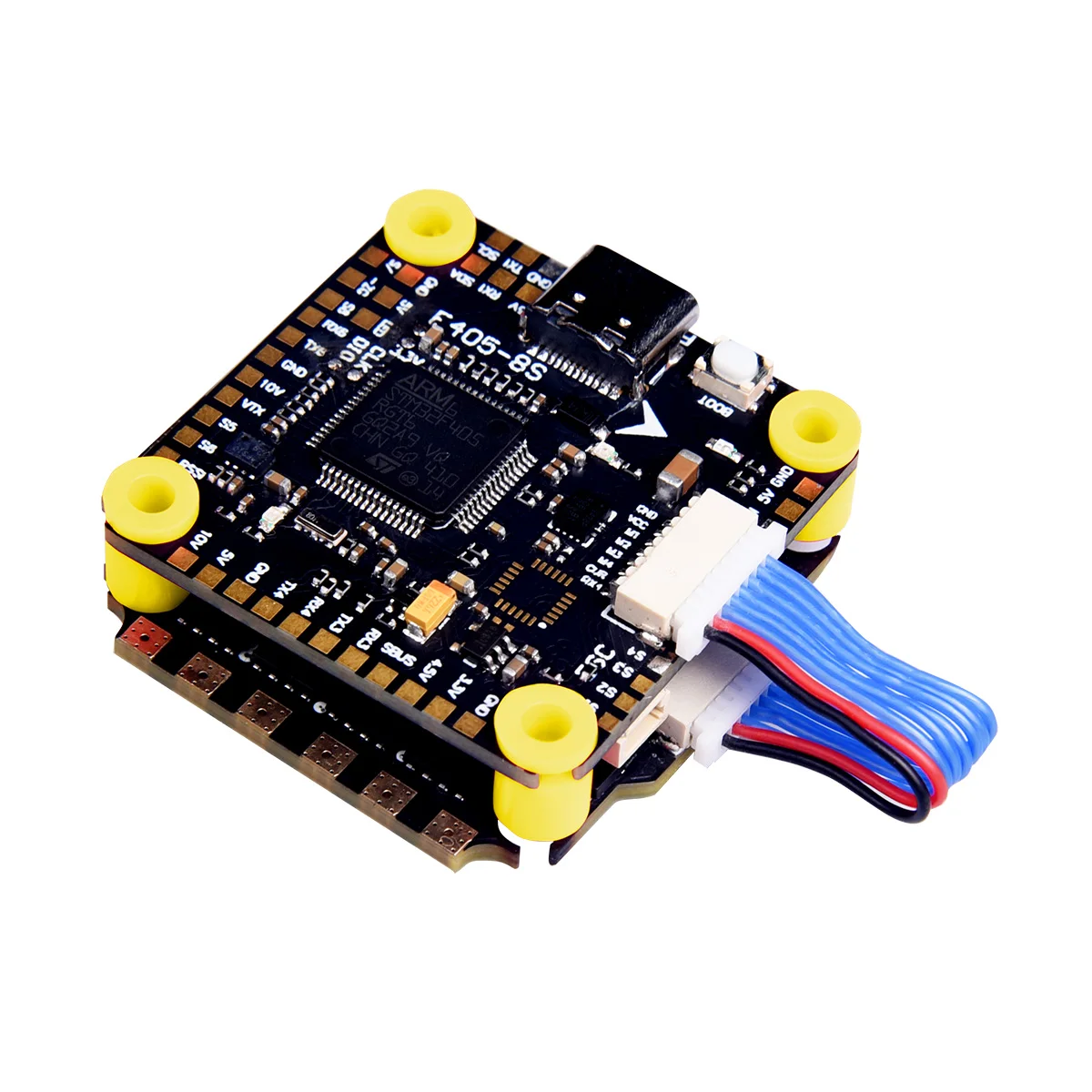 

ZTW 60A 4in1 ESC F405 Flight Controller Stack BLHeliS 3-6S DShot150A/300/600 for RC FPV Racing Drone Freestyle Quadcopter