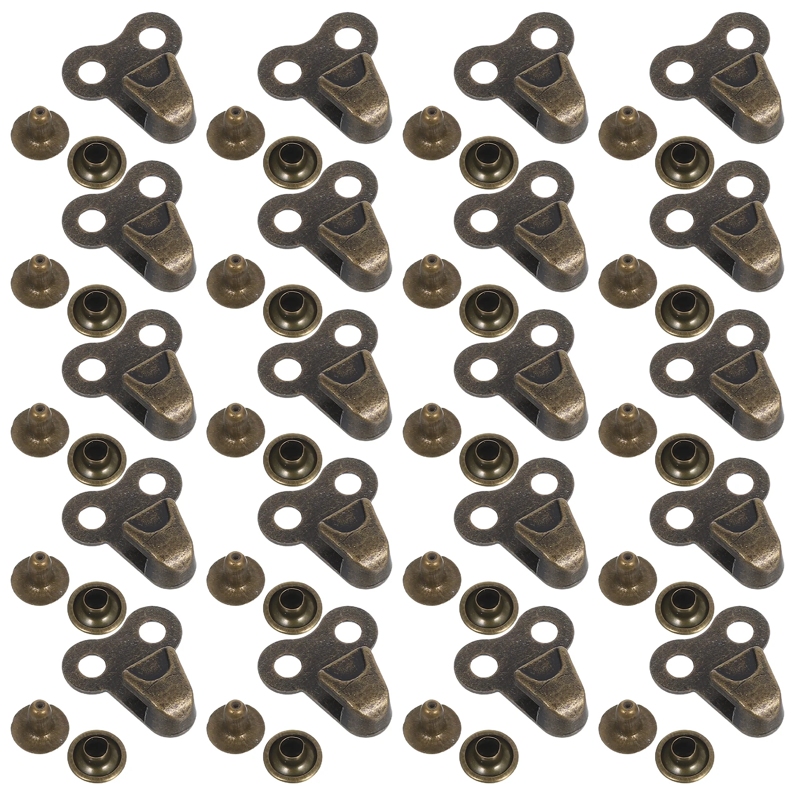 

20pcs Hiking Boot Lace Hooks Rivets Sturdy Alloy Shoe Boots Fittings Kits Decorative Buckles Eyelets Lace Hooks Replacement