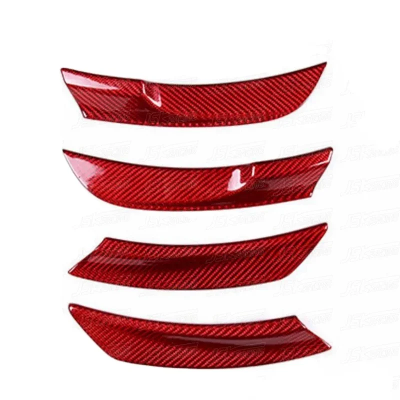 

RED BLACK CARBON FIBER REAR WHEEL TRIM For 2021-2023 GR86