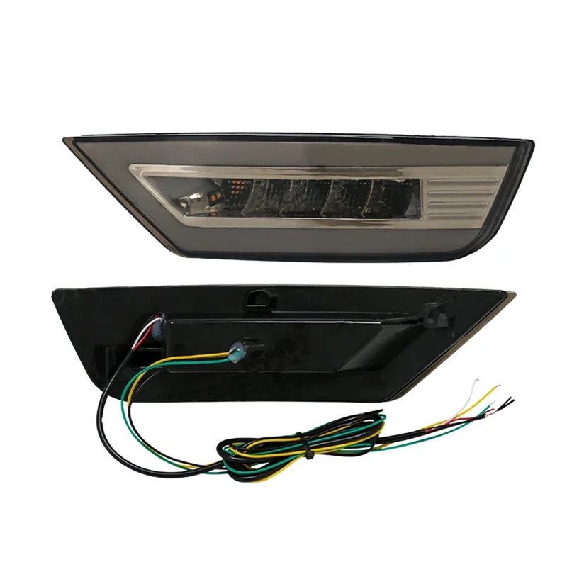 Luz de nevoeiro do refletor da lâmpada do amortecedor traseiro, Turn Signal para Ford Focus Hatchback 2009-2013, Ecosport 2013-2020, Kuga Escape, 12V