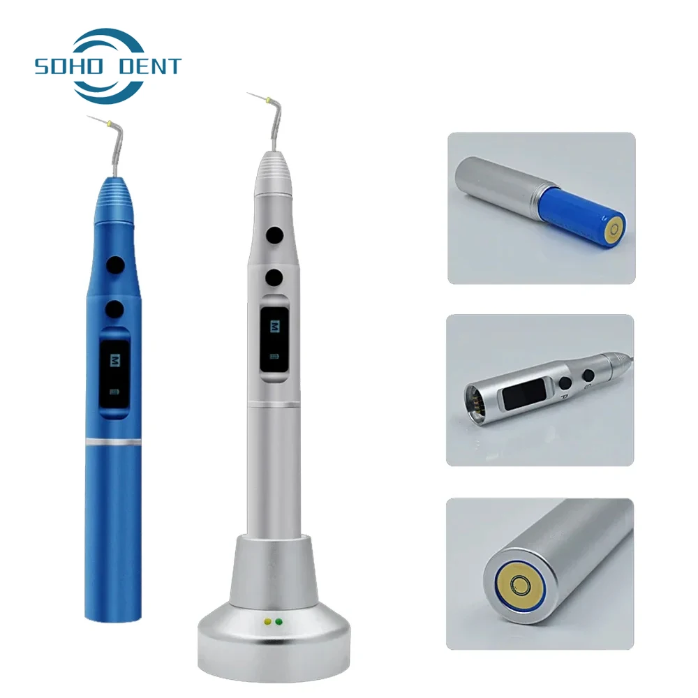 

Беспроводная система для эндодонтической обтурации: ручка для нагрева гуттаперчи, резак для нагреваемых материалов