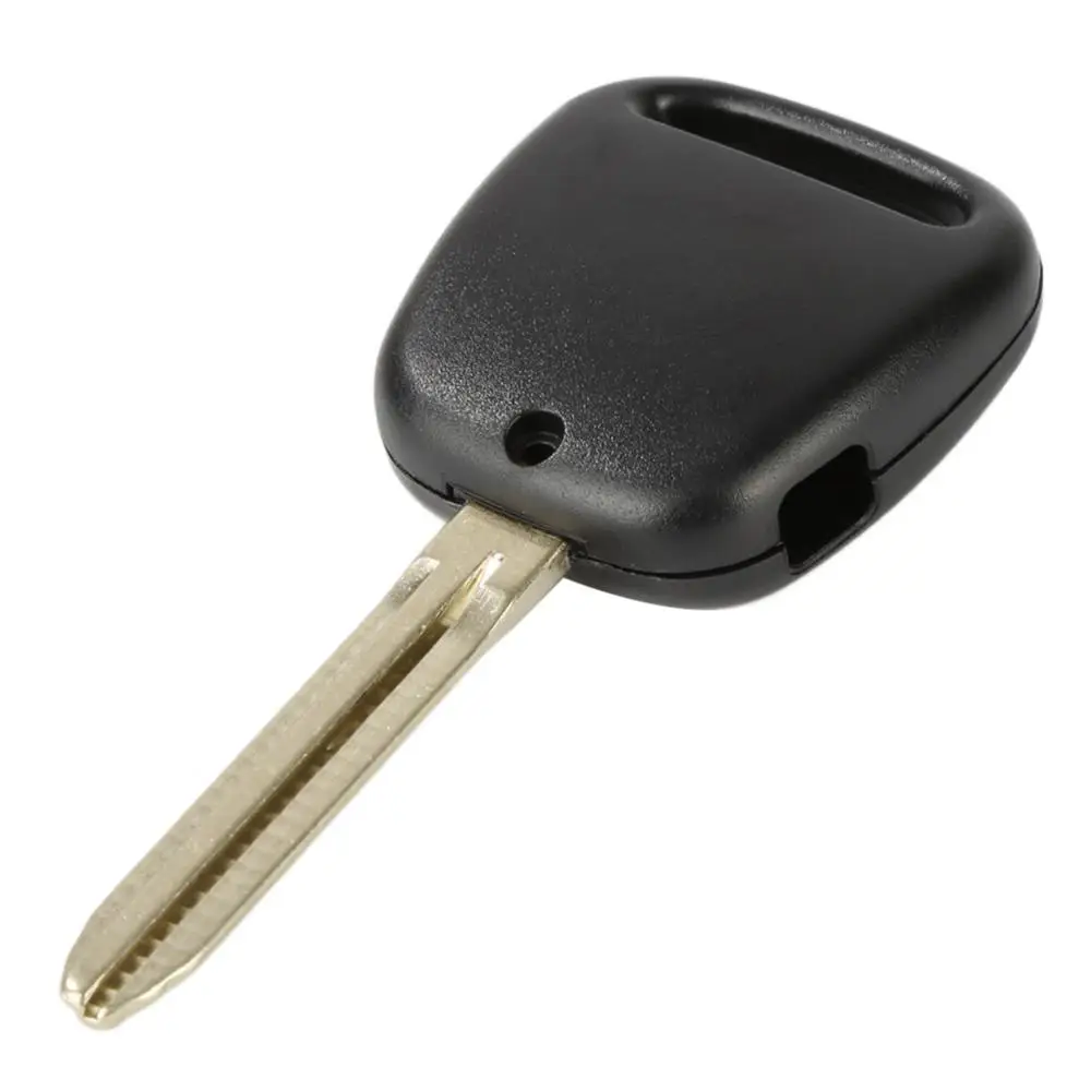 Uncut 43 Remote Key Shell Case Side 1 Button For TOYOTA With Logo Motorcycle Car Accessories Car Lock System