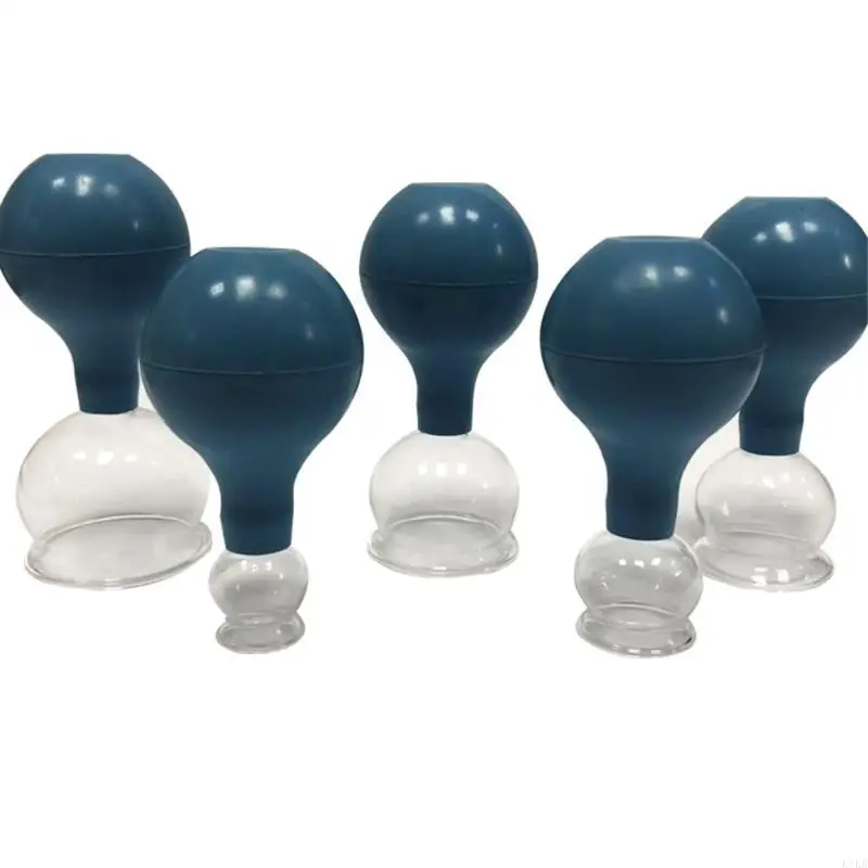 

Rubber for Head Glasses Jar Vacuum Cupping Set Cans Body Face Massager Anticellu