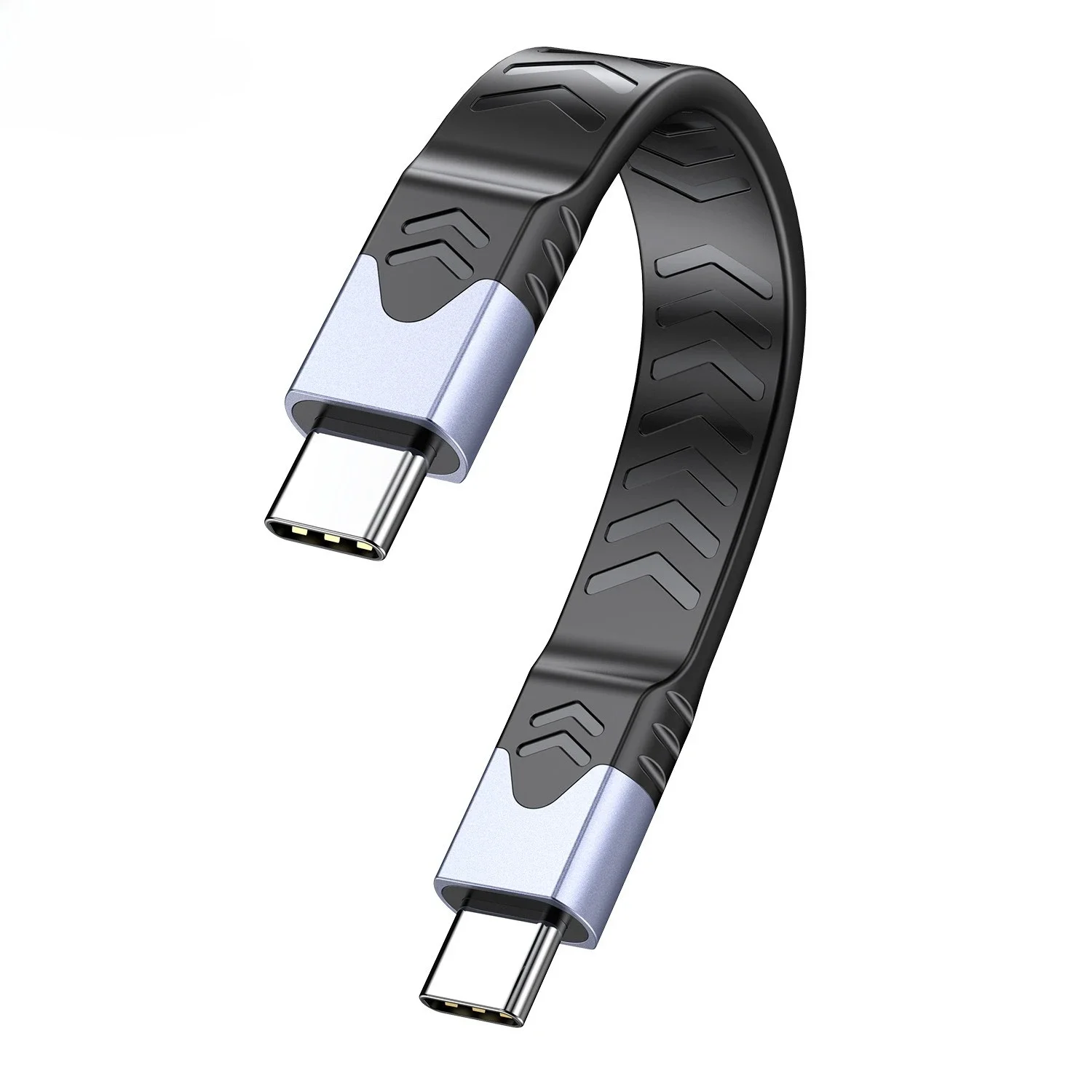 كابل USB 5 FPC قصير 80Gbps 240W 16K لـ Thunderbolt 5 Type C شحن سريع Thunderbolt4 USB 5.0 USB C إلى C كابل نقل البيانات