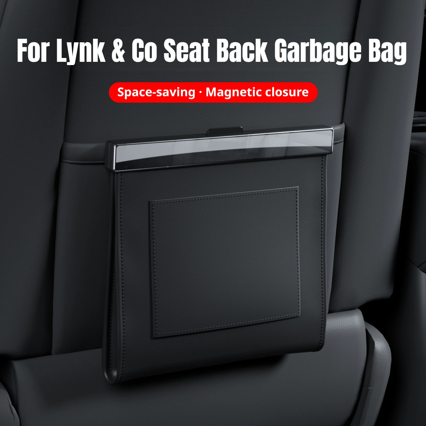 For Lynk & Co 01 02 03 05 06 07 08 09 Car Hanging Trash Container Seat Back Multifunctional Storage Pouch Car Accessories