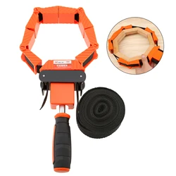 Adjustable Woodworking Strap Clamp Polygonal Angle Clamp Fixture For Wood Wardrobe Cabinet Drawer Irregular Objects