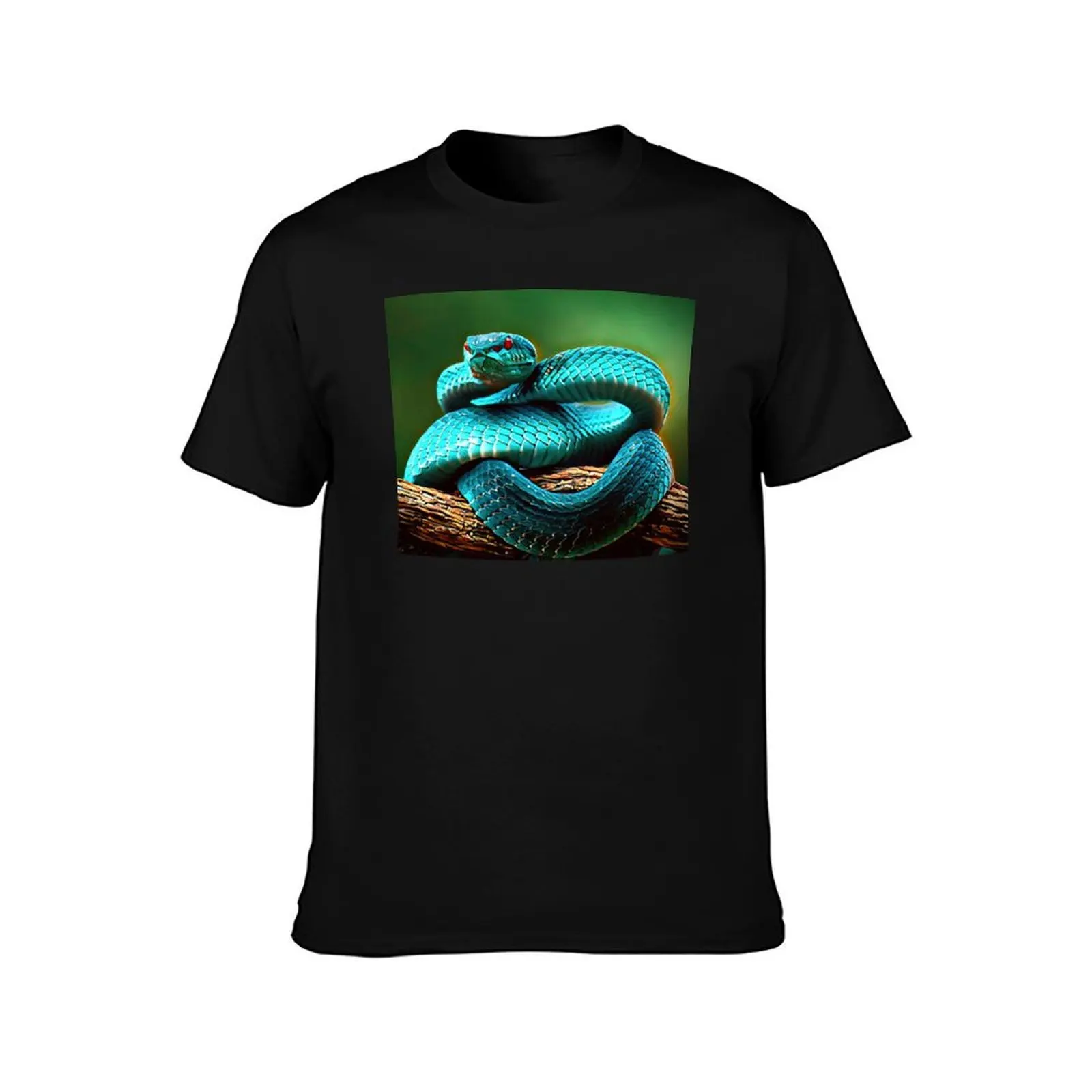 Blue Viper (Snake) T-Shirt Work Outdoor Short Sleeve Tee T-Shirt