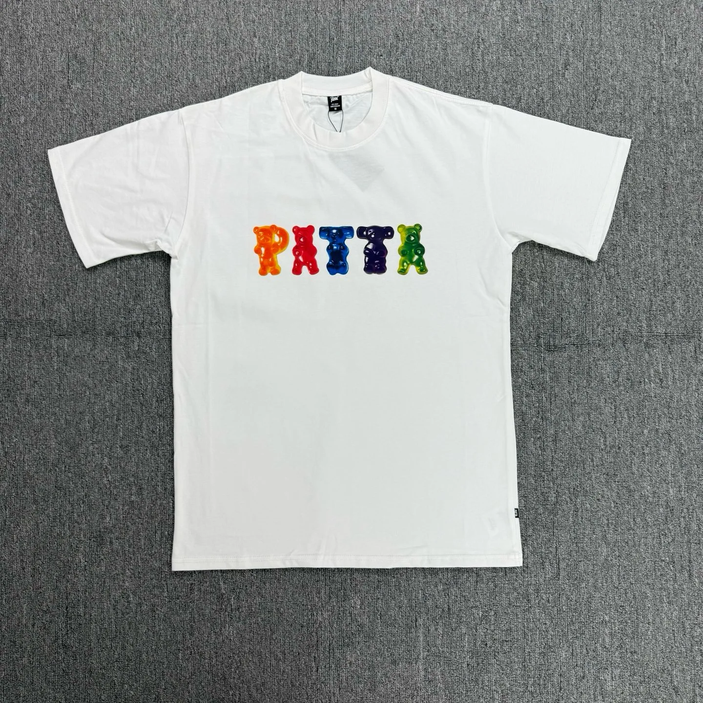 Men High Street Style PATTA Short Sleeve T-shirts Loose Cotton Top Summer Breathable Print T Shirt Male Female
