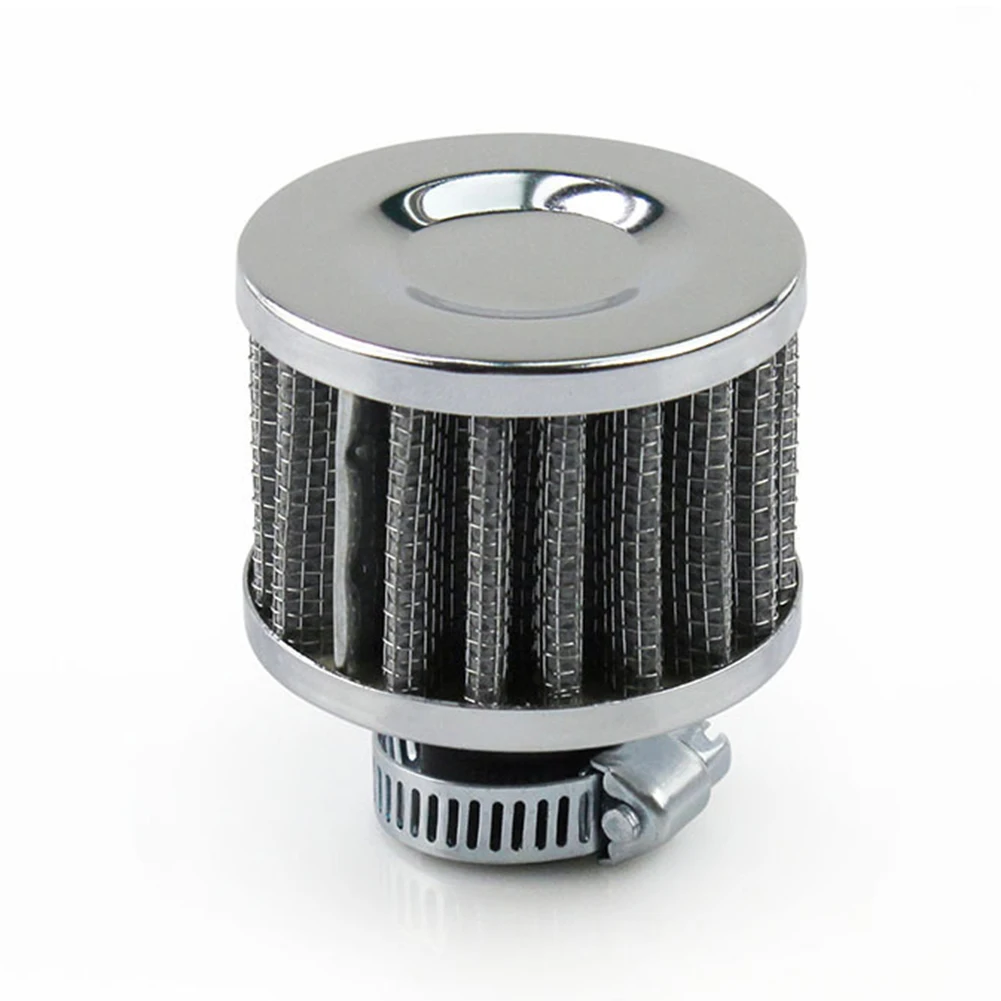 12mm Luchtfilter Universality Carbon Ronde Crank Case Motorontluchting Luchtfilter Olie Carter Voor Auto Motor Quad