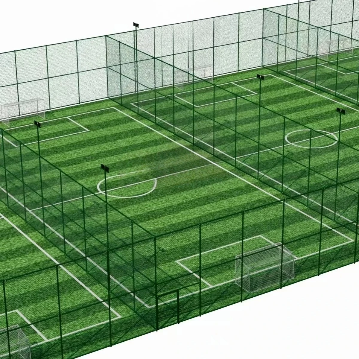 MCG 2025 New Anti-UV Outdoor Sports Court Equipment Infilled Soccer & Football System Artificial Grass Lawn