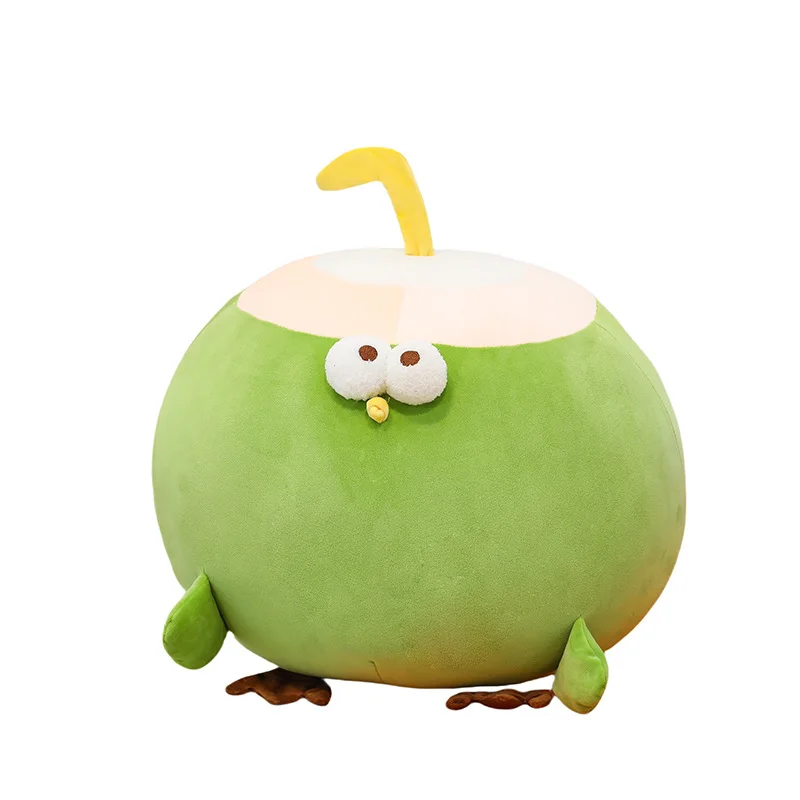 ぬいぐるみココナッツチキンおもちゃ、ぬいぐるみ枕、かわいい柔らかい人形、子供の誕生日、クリスマスプレゼント、大きな抱き心地の良いおもちゃ、完璧な贈り物