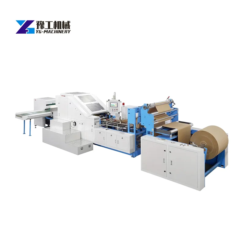 

Small Grocery Paper Bag Making Machine Paper Bag Production Machine with Flat Handle Paper Bag Making Machine Price