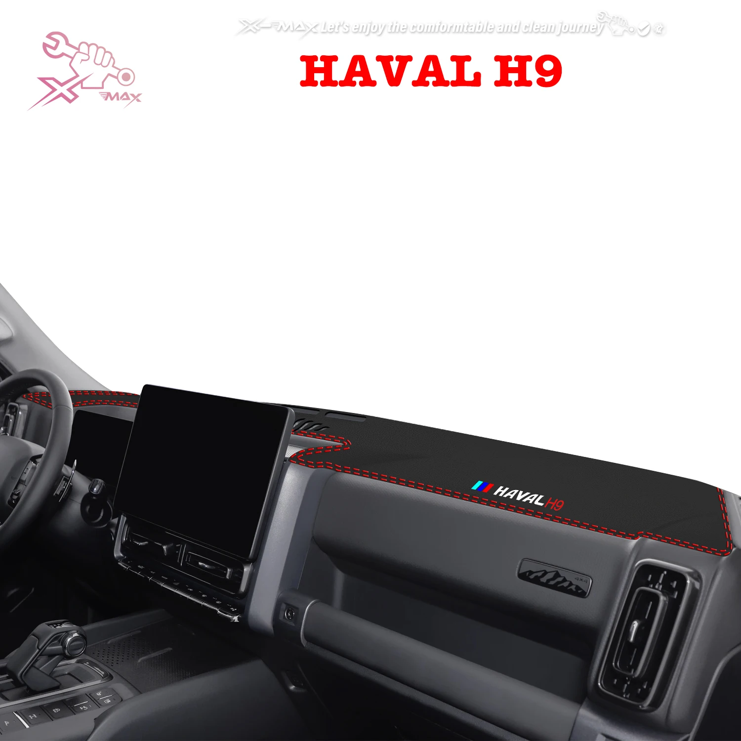 

Left-hand Drive Car Dashboard Mat For HAVAL H9 2th 2015-2025 Light Blocking Pad Center Console Dash Mat Sunshield protector