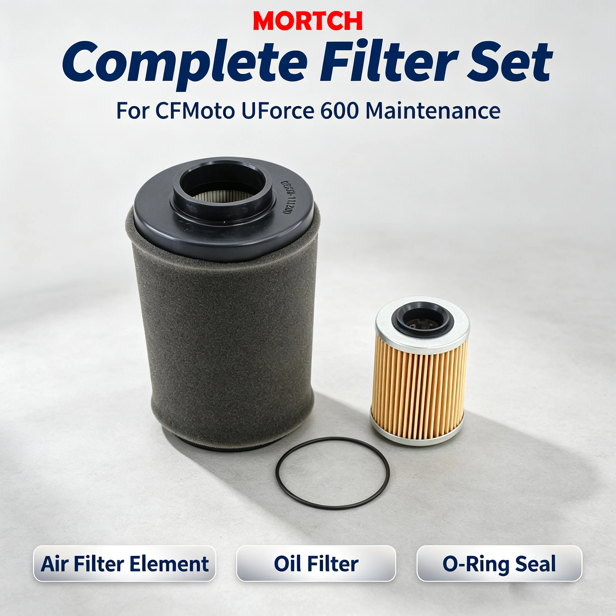 Air Filter Oil Filter O-Ring Service Kit Fit CFMoto UForce 600 Filter Replacement Set