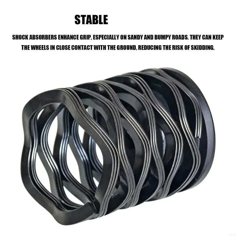  Rear Frame Bike Unit, Corrugated Spring, 80 mm Steel Component