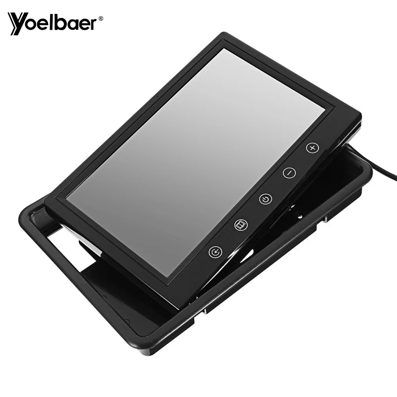9" Touch Screen Car Headrest DVD Player Support Multimedia, Rear Seat Monitor, Taxi Headrest Advertising