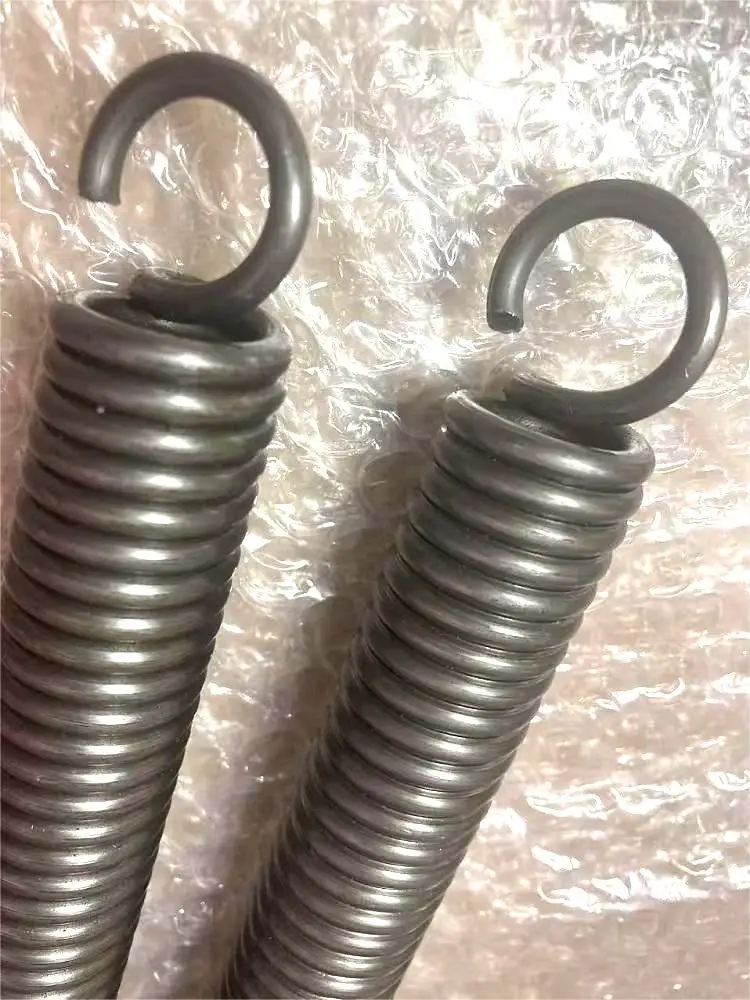 زنبرك خطاف فولاذي زنبركي، سلك ضياء 4 مم، ضياء خارجي 40/45/50 مم، طول 120-500 مم، مناسب لأبواب الفناء وأبواب المرآب وما إلى ذلك.