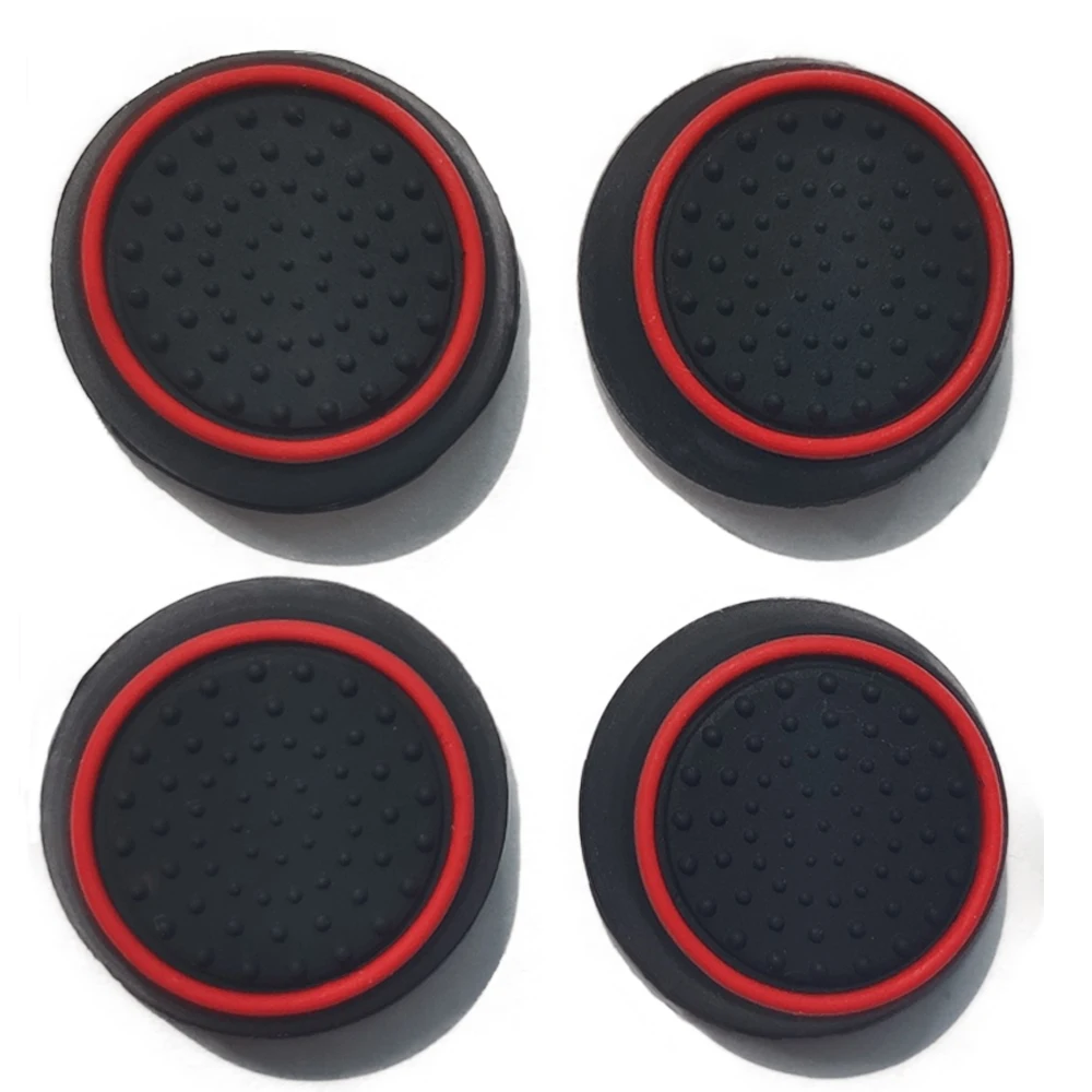 For 4 PS4/PS3/PS2 controller Accessory 4Pcs Controller Thumb Silicone Stick Grip Cap Cover for PS4 ONE