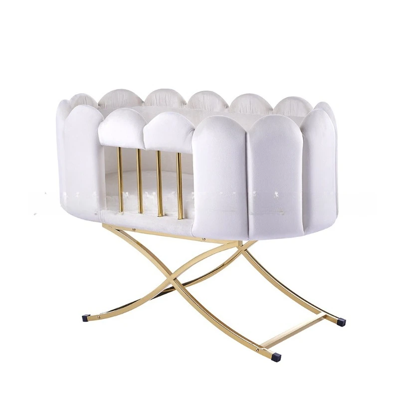 

Velvet Fashion Cartoon Sleeping Rocking Cradle, Baby