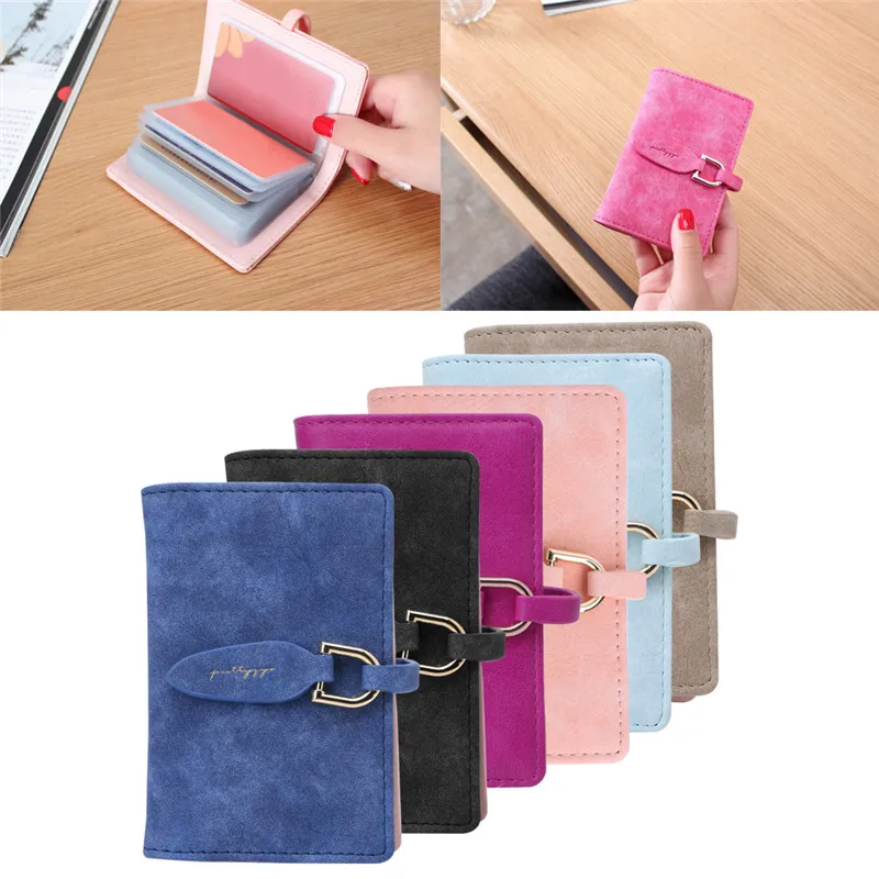 

Women Lady Credit Card Holder Leaf PU Leather Wallet Holder Clutch Handbag