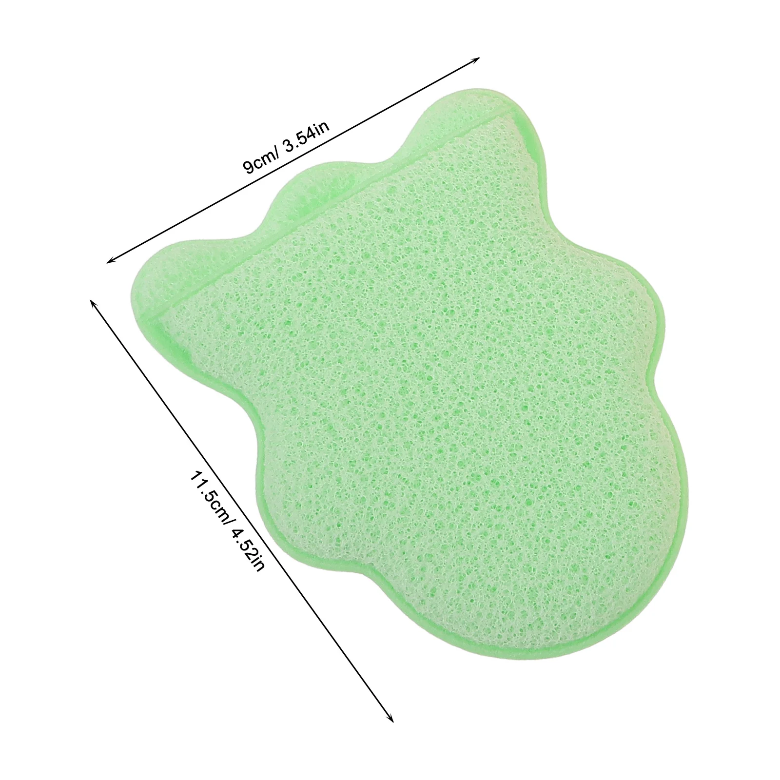 4pcs Face Scrubber Mitts Oversized Thickened Cotton Deep Pore Cleansing Makeup Removal Gentle For Sensitive Skin Quick Dry