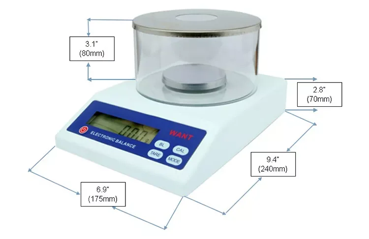 OEM/ODM laboratory digital electronic balance scales with windshield 60g/100g/200g/300g/500g 1mg