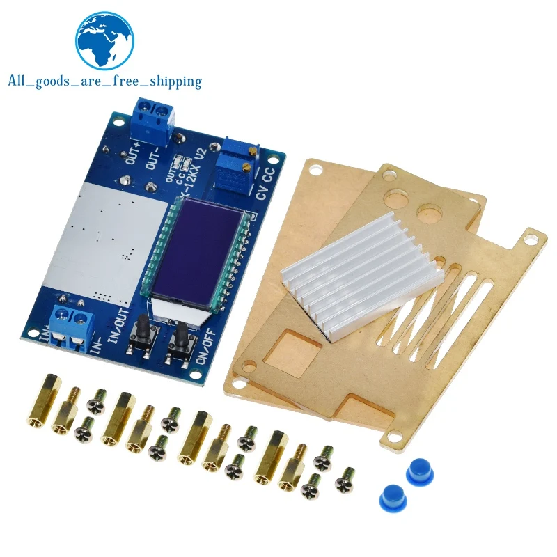 DC 0-32V 12A Constant Voltage Current LCD digital Voltage Current Display Adjustable Buck Step Down Power Supply Module Board