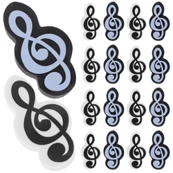 20 Pcs Mini Bulk Cute Small Erasers Music Note Symbol Tpr Material Pencil Rubber For School Classroom Home Party Favors Game