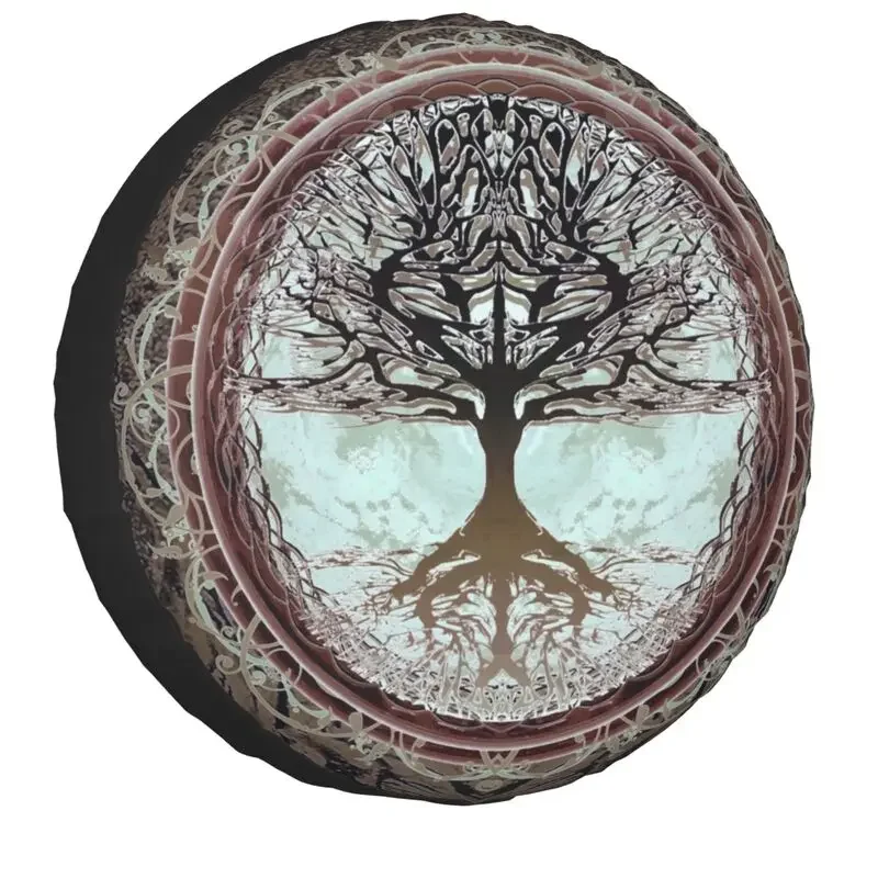

Tree Of Life Inner Peace Spare Tire Cover for Toyota RAV4 Prado Jeep SUV 4WD 4x4 Car Wheel Protector Covers 14" 15" 16" 17" Inch