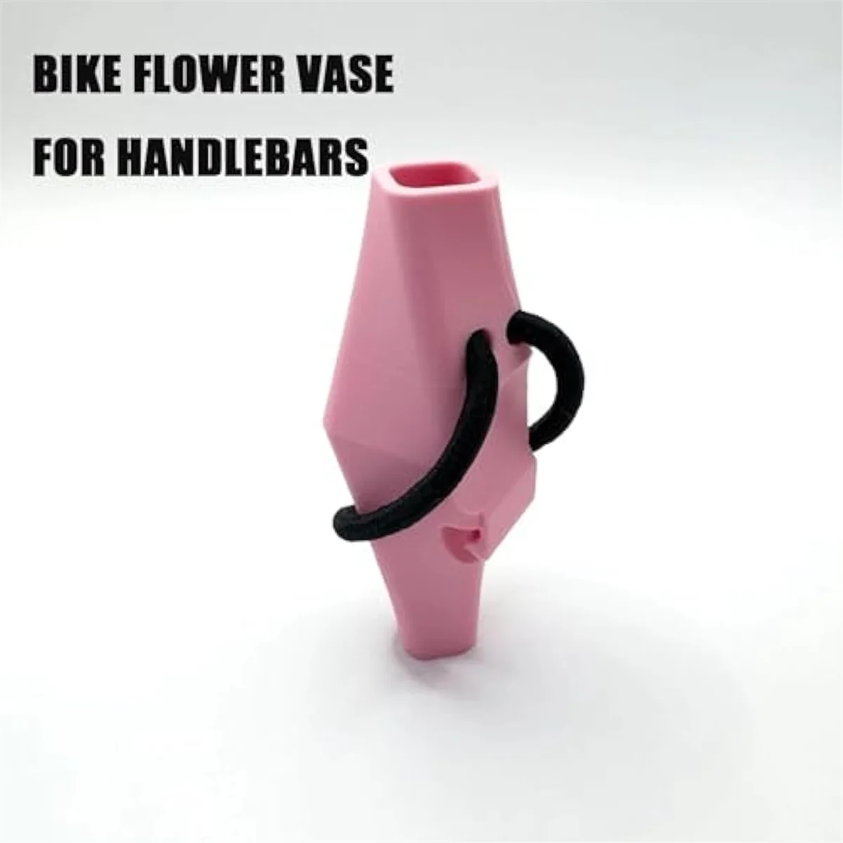 AD-White Bicycle Vase, Removable Bicycle Decoration Accessory, Unique Bicycle Decoration, Gift for Cycling